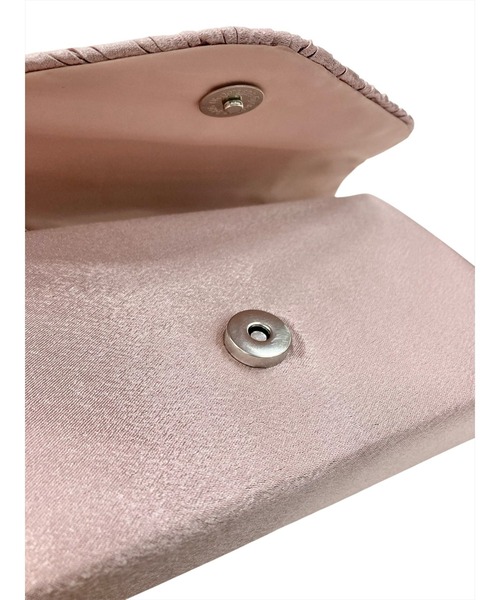 WILLSELECTION(ウィルセレクション)の「パールプリーツデザインバッグ(ショルダーバッグ・レディース・ネイビー/ピンク・FREE)」の6枚目の写真