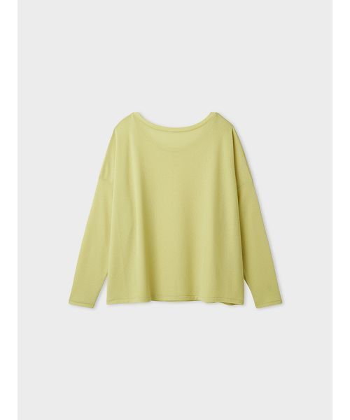 MIESROHE(ミースロエ)の「【洗える】シアーワッフルカットロンT(Tシャツ/カットソー・レディース・ダークネイビー/ホワイト/ミント/ライム・F)」の3枚目の写真