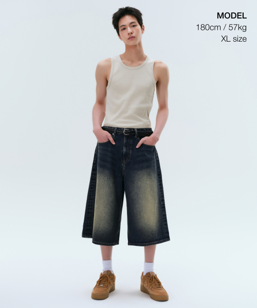 MUSINSA STANDARD（ムシンサスタンダード）の「エッセンシャルタンクトップ [ダスティクリーム]（Tシャツ/カットソー・メンズ・その他・SMALL/MEDIUM/LARGE/X-LARGE/XX-LARGE/XXX-LARGE）」の10枚目の写真