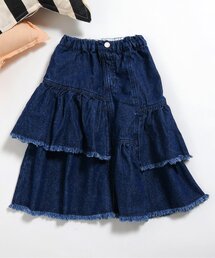 BREEZE | デニムロングスカート_ジュニア対応(デニムスカート)