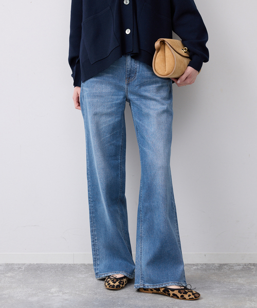 Healthy denim(ヘルシーデニム)の「HEALTHY DENIM/ヘルシーデニム SLOBE別注 Quiche 【洗濯機使用可能】(デニムパンツ・レディース・ホワイト/ブルー・25cm/24cm/23cm/22cm)」の22枚目の写真