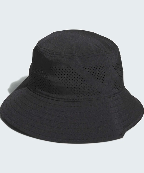 adidas（アディダス）の「メタル ロゴ バケット ハット【adidas Golf/アディダスゴルフ】（ハット・メンズ・ホワイト/ブラック・X-LARGE/MEDIUM/LARGE）」の2枚目の写真