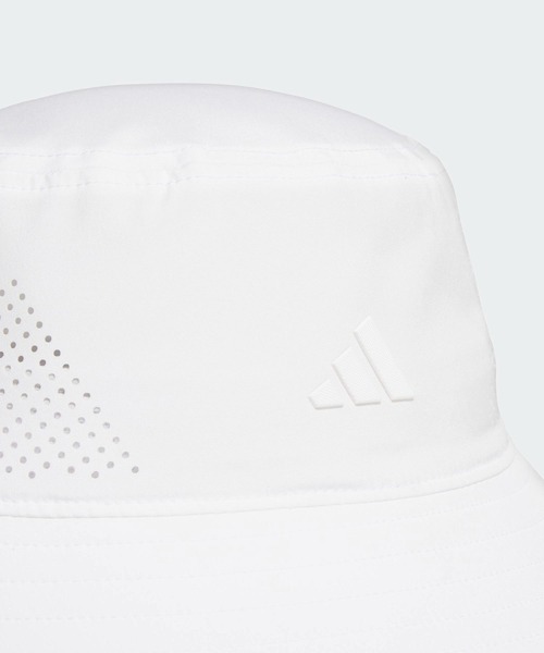 adidas（アディダス）の「メタル ロゴ バケット ハット【adidas Golf/アディダスゴルフ】（ハット・メンズ・ホワイト/ブラック・X-LARGE/MEDIUM/LARGE）」の5枚目の写真