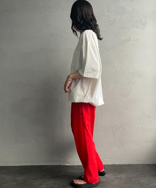 MARMOT（マーモット）の「【WEB先行予約】[Marmot/マーモット] 別注 ドローコード付き マウンテンロゴ バックプリントTシャツ（Tシャツ/カットソー・レディース・グレー/ダークブラウン/ホワイト・M/S/XL/L）」の11枚目の写真