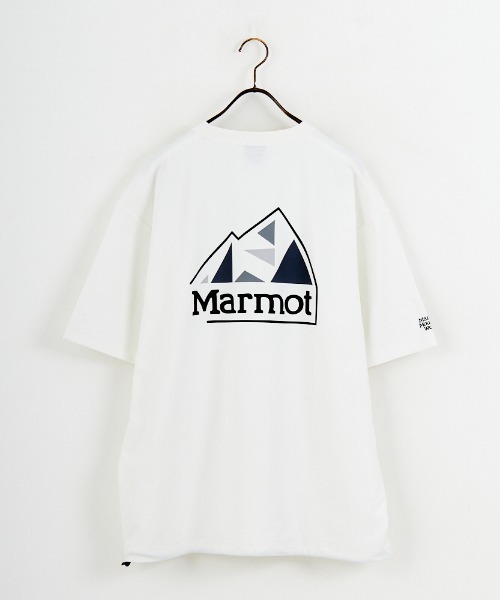 MARMOT（マーモット）の「【WEB先行予約】[Marmot/マーモット] 別注 ドローコード付き マウンテンロゴ バックプリントTシャツ（Tシャツ/カットソー・レディース・グレー/ダークブラウン/ホワイト・M/S/XL/L）」の19枚目の写真