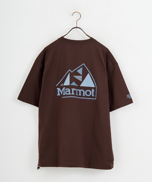 MARMOT（マーモット）の「【WEB先行予約】[Marmot/マーモット] 別注 ドローコード付き マウンテンロゴ バックプリントTシャツ（Tシャツ/カットソー・レディース・グレー/ダークブラウン/ホワイト・M/S/XL/L）」の16枚目の写真