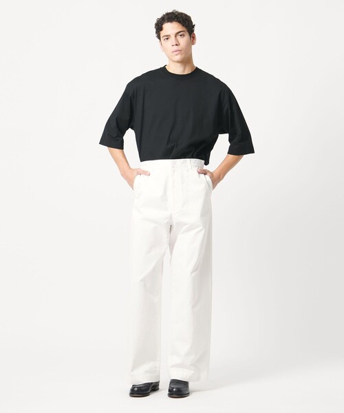 LOEFF(ロエフ)の「<LOEFF>コットン ツイル パンツ MENS(その他パンツ・メンズ・ホワイト・2/0/1)」の2枚目の写真