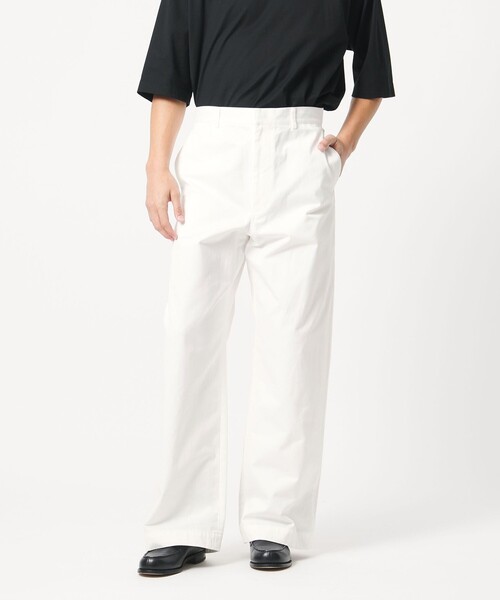 LOEFF(ロエフ)の「<LOEFF>コットン ツイル パンツ MENS(その他パンツ・メンズ・ホワイト・2/0/1)」の4枚目の写真