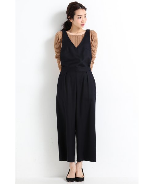 SLOBE IENA(スローブイエナ)の「ワイドリブクルーネックニットプルオーバー◆(ニット/セーター・レディース・チャコールグレー/ベージュ/ブラック/ピンク・FREE)」の8枚目の写真