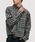 ILL'S�i�C���Y�j�́uSHORT-BODY LONG-SLEEVED CHECKED SHIRT / �V���[�g�䒷���`�F�b�N�V���c �{�b�N�X�V���G�b�g �I���u���`�F�b�N �����Y ���f�B�[�X ���j�Z�b�N�X�i�V���c/�u���E�X�j�v�b�u���b�N