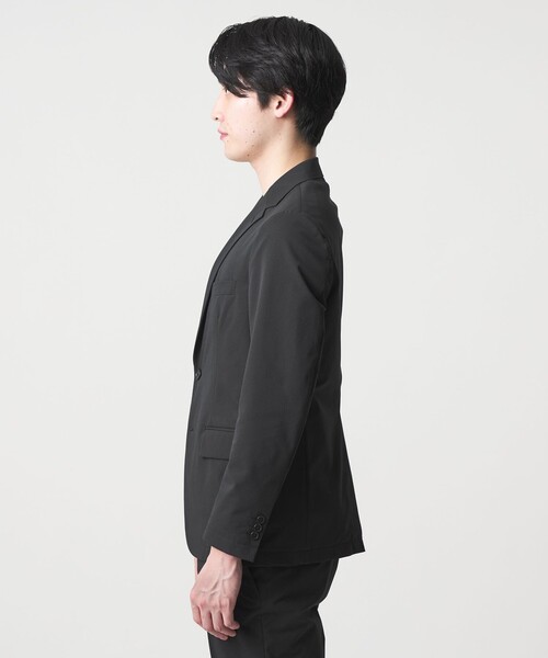 A DAY IN THE LIFE UNITED ARROWS(アデイインザライフユナイテッドアローズ)の「ドビー クロス 2ボタン ジャケット-セットアップ対応・ウォッシャブル-<A DAY IN THE LIFE>(テーラードジャケット・メンズ・ブラック/ダークグレー・M/L/S/XL)」の22枚目の写真