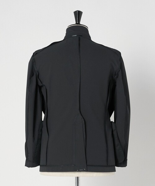 A DAY IN THE LIFE UNITED ARROWS(アデイインザライフユナイテッドアローズ)の「ドビー クロス 2ボタン ジャケット-セットアップ対応・ウォッシャブル-<A DAY IN THE LIFE>(テーラードジャケット・メンズ・ブラック/ダークグレー・M/L/S/XL)」の11枚目の写真