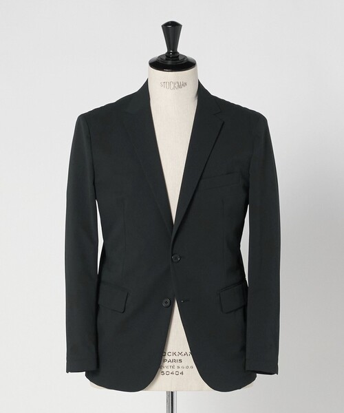 A DAY IN THE LIFE UNITED ARROWS(アデイインザライフユナイテッドアローズ)の「ドビー クロス 2ボタン ジャケット-セットアップ対応・ウォッシャブル-<A DAY IN THE LIFE>(テーラードジャケット・メンズ・ブラック/ダークグレー・M/L/S/XL)」の10枚目の写真