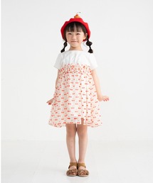 nino（ニノ）の「フラワー&チェリープリント　ワンピース（ワンピース）」