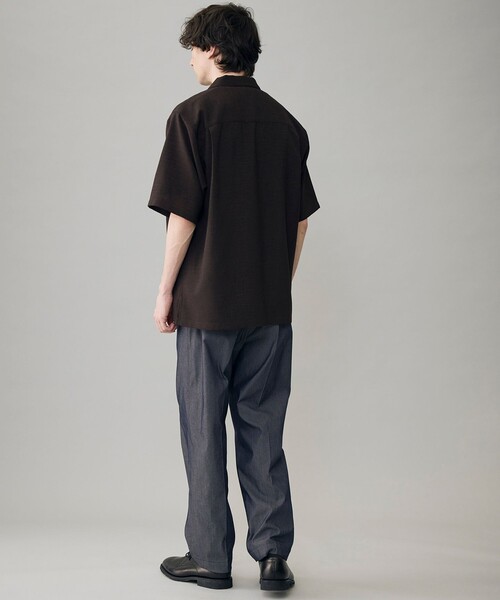 UNFILO(アンフィーロ)の「イージーケア クリアデニム 機能美パンツ ワイド(その他パンツ・メンズ・ネイビー系・SMALL/MEDIUM/LARGE/X-LARGE)」の10枚目の写真