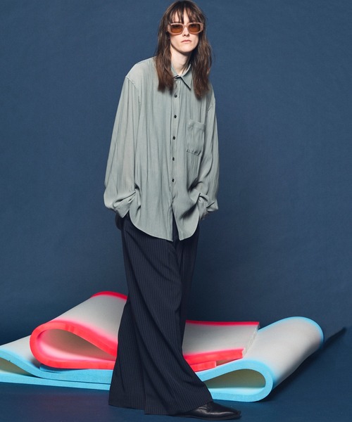 UNISEX》Frieren StripePrime-Wide Two-tuck Trousers/フリーレン
