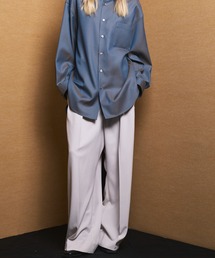 MAISON SPECIAL パンツ 1 パープル メンズ MAISON SPECIAL メゾンスペシャル の UNISEX Pigment-Dye Sweat Wide Pants ピグメントダイスウェット ワイドパンツ MAISON SPECIAL メゾンスペシャル セットアップ対応 スウェットパンツ - WEAR MAISON SPECIAL スウェットカットソー 1