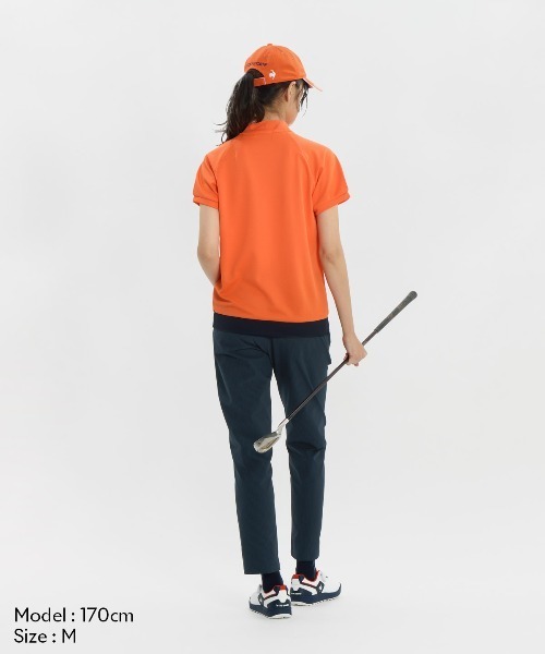 Golfickers ゴルフィッカーズ ワイドシルエット 半袖シャツ ウェア セール】【ワイドシルエット】モックネック半袖シャツ（Tシャツ