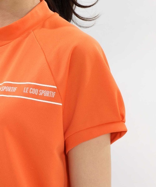 セール】【ワイドシルエット】モックネック半袖シャツ（Tシャツ