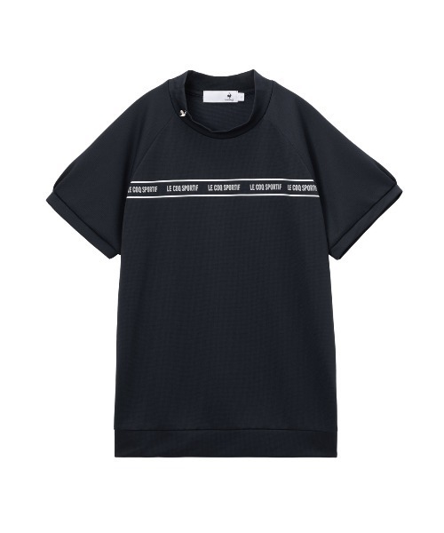 le coq sportif GOLF（ルコックスポルティフゴルフ）の「【ワイドシルエット】モックネック半袖シャツ（Tシャツ/カットソー・レディース・オレンジ/ネイビー/ホワイト・S/M/L/XL/3L）」の10枚目の写真