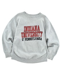 【USED】90’s H.WOLF＆SONS “INDIANA UNIVERSITY” リバースタイプ スウェット USA製