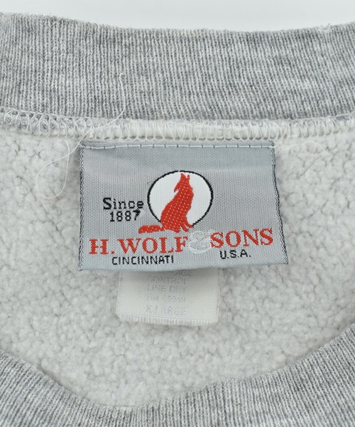 VINTAGE(ヴィンテージ)の「【USED】90’s H.WOLF&SONS “INDIANA UNIVERSITY” リバースタイプ スウェット USA製(スウェット・メンズ・グレー・X-LARGE)」の4枚目の写真