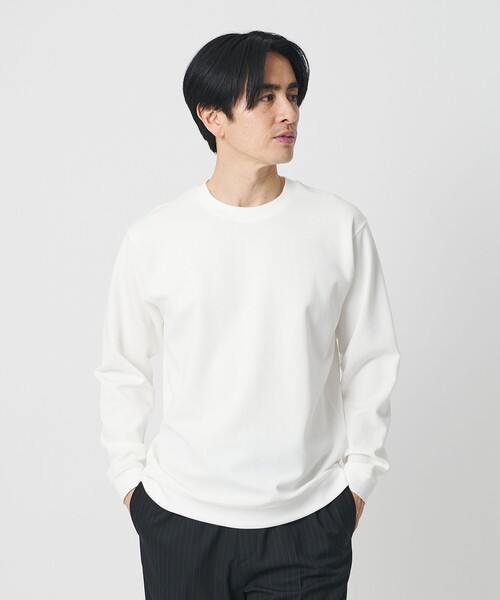 BEAUTY&YOUTH UNITED ARROWS（ビューティーアンドユースユナイテッドアローズ）の「WAVES ダブルフェイス コンフォート スウェット（スウェット・メンズ・ブラック/ホワイト/グレー系・L/XL/S/M）」の6枚目の写真