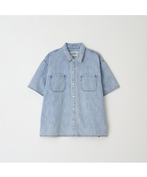BOOVOOM（ブーブーム）の「[ビッグサイズ]クールマックスオーバーサイズデニム半袖シャツ（シャツ/ブラウス）」