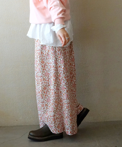 JOURNAL STANDARD LUXE(ジャーナルスタンダード ラックス)の「ボイルフラワーパンツ(その他パンツ・レディース・レッド・FREE)」の1枚目の写真