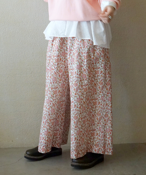 JOURNAL STANDARD LUXE(ジャーナルスタンダード ラックス)の「ボイルフラワーパンツ(その他パンツ・レディース・レッド・FREE)」の4枚目の写真