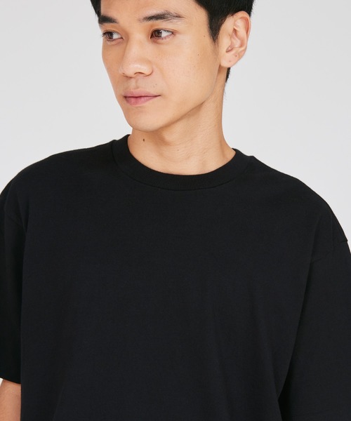 HANES(ヘインズ)の「【Hanes/ヘインズ】メンズ KURO クルーネックTシャツ(Tシャツ/カットソー・メンズ・ブラック・M/S/XL/L)」の3枚目の写真
