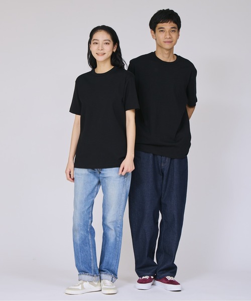 HANES(ヘインズ)の「【Hanes/ヘインズ】メンズ KURO クルーネックTシャツ(Tシャツ/カットソー・メンズ・ブラック・M/S/XL/L)」の18枚目の写真