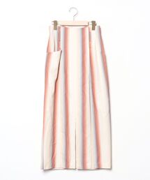 IHNN（イン）の「ストライプ柄ロングスカート（スカート）」