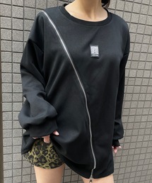 アシメジップポンチクループルオーバー