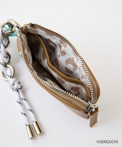 CIAOPANIC TYPY（チャオパニックティピー）の「:【モンチッチ】カードケースミニポーチ付きチャーム（カードケース・レディース・シルバー/ブラック/ブラウン・ONE SIZE）」の17枚目の写真