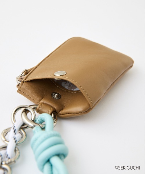 CIAOPANIC TYPY（チャオパニックティピー）の「:【モンチッチ】カードケースミニポーチ付きチャーム（カードケース・レディース・シルバー/ブラック/ブラウン・ONE SIZE）」の18枚目の写真