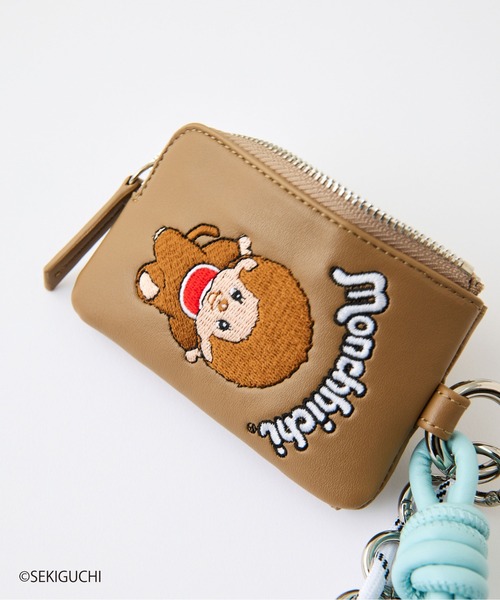 CIAOPANIC TYPY（チャオパニックティピー）の「:【モンチッチ】カードケースミニポーチ付きチャーム（カードケース・レディース・シルバー/ブラック/ブラウン・ONE SIZE）」の22枚目の写真