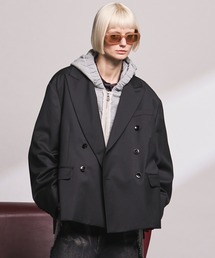 MAISON SPECIAL | 《UNISEX》【Loro Piana】Prime-Over Double-breasted Tailored Jacket/【ロロ・ピアーナ】プライムオーバーダブルテーラドジャケット【MAISON SPECIAL/メゾンスペシャル】■セットアップ対応■(テーラードジャケット)