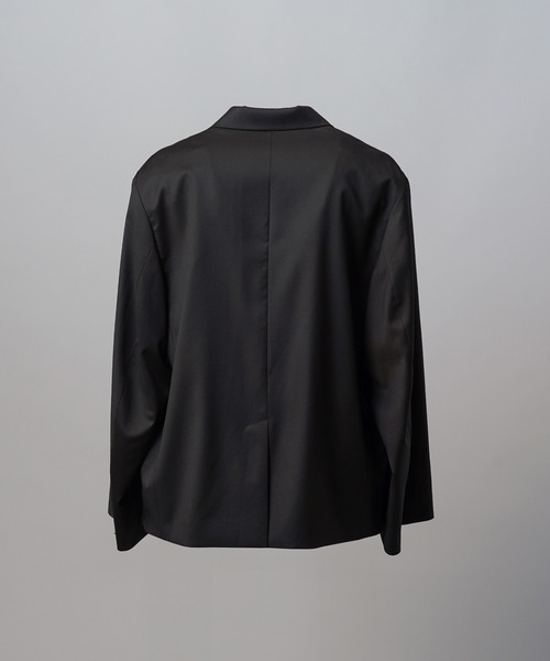 MAISON SPECIAL（メゾンスペシャル）の「《UNISEX》【Loro Piana】Prime-Over Double-breasted Tailored Jacket/【ロロ・ピアーナ】プライムオーバーダブルテーラドジャケット【MAISON SPECIAL/メゾンスペシャル】■セットアップ対応■（テーラードジャケット・メンズ・ブラック・0/2/1）」の10枚目の写真