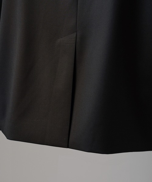 MAISON SPECIAL（メゾンスペシャル）の「《UNISEX》【Loro Piana】Prime-Over Double-breasted Tailored Jacket/【ロロ・ピアーナ】プライムオーバーダブルテーラドジャケット【MAISON SPECIAL/メゾンスペシャル】■セットアップ対応■（テーラードジャケット・メンズ・ブラック・0/2/1）」の16枚目の写真