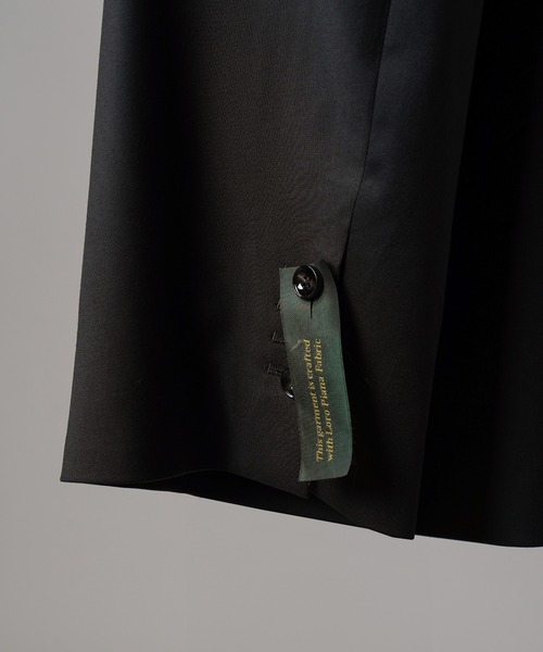 MAISON SPECIAL（メゾンスペシャル）の「《UNISEX》【Loro Piana】Prime-Over Double-breasted Tailored Jacket/【ロロ・ピアーナ】プライムオーバーダブルテーラドジャケット【MAISON SPECIAL/メゾンスペシャル】■セットアップ対応■（テーラードジャケット・メンズ・ブラック・0/2/1）」の15枚目の写真