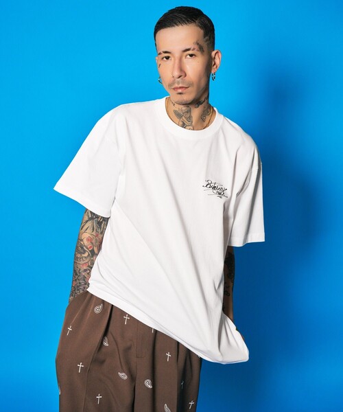 Subciety(サブサエティ)の「Doodle tee(Tシャツ/カットソー・メンズ・ブラック/ホワイト/グリーン・SMALL/MEDIUM/LARGE/X-LARGE/XX-LARGE)」の21枚目の写真