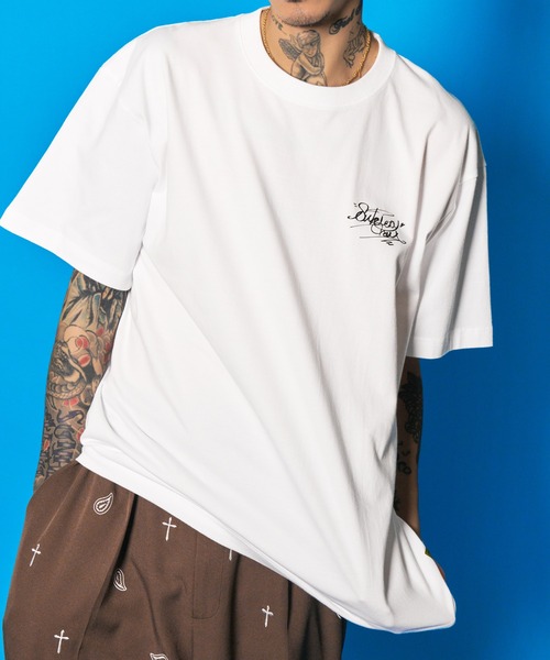 Subciety(サブサエティ)の「Doodle tee(Tシャツ/カットソー・メンズ・ブラック/ホワイト/グリーン・SMALL/MEDIUM/LARGE/X-LARGE/XX-LARGE)」の2枚目の写真