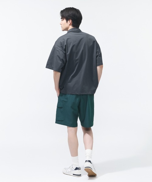 NEW BALANCE(ニューバランス)の「【別注】ニューバランス New Balance ショートスリーブメッシュニットシャツ 限定コラボ(Tシャツ/カットソー・メンズ・ダークグリーン/グレー/ブラック・S/M/L/LL)」の9枚目の写真