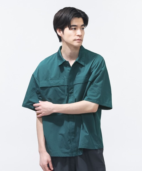 NEW BALANCE(ニューバランス)の「【別注】ニューバランス New Balance ショートスリーブメッシュニットシャツ 限定コラボ(Tシャツ/カットソー・メンズ・ダークグリーン/グレー/ブラック・S/M/L/LL)」の19枚目の写真
