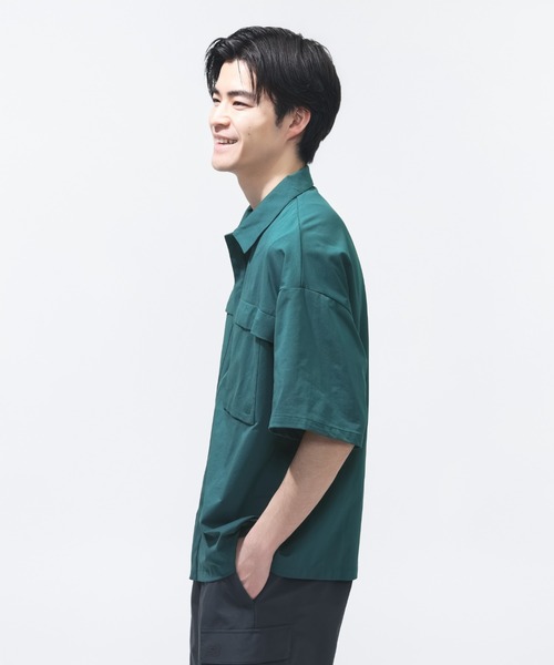 NEW BALANCE(ニューバランス)の「【別注】ニューバランス New Balance ショートスリーブメッシュニットシャツ 限定コラボ(Tシャツ/カットソー・メンズ・ダークグリーン/グレー/ブラック・S/M/L/LL)」の20枚目の写真