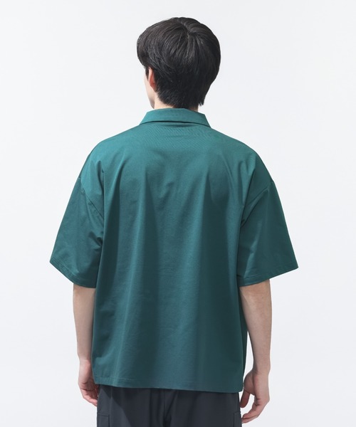 NEW BALANCE(ニューバランス)の「【別注】ニューバランス New Balance ショートスリーブメッシュニットシャツ 限定コラボ(Tシャツ/カットソー・メンズ・ダークグリーン/グレー/ブラック・S/M/L/LL)」の21枚目の写真