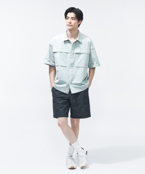NEW BALANCE(ニューバランス)の「【別注】ニューバランス New Balance ショートスリーブメッシュニットシャツ 限定コラボ(Tシャツ/カットソー・メンズ・ダークグリーン/グレー/ブラック・S/M/L/LL)」の13枚目の写真