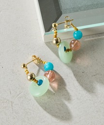 PAPILLONNER/ミックスビーズピアス