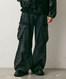 Vintage Wide Cargo Denim Pants / ビンテージワイドカーゴデニムパンツ